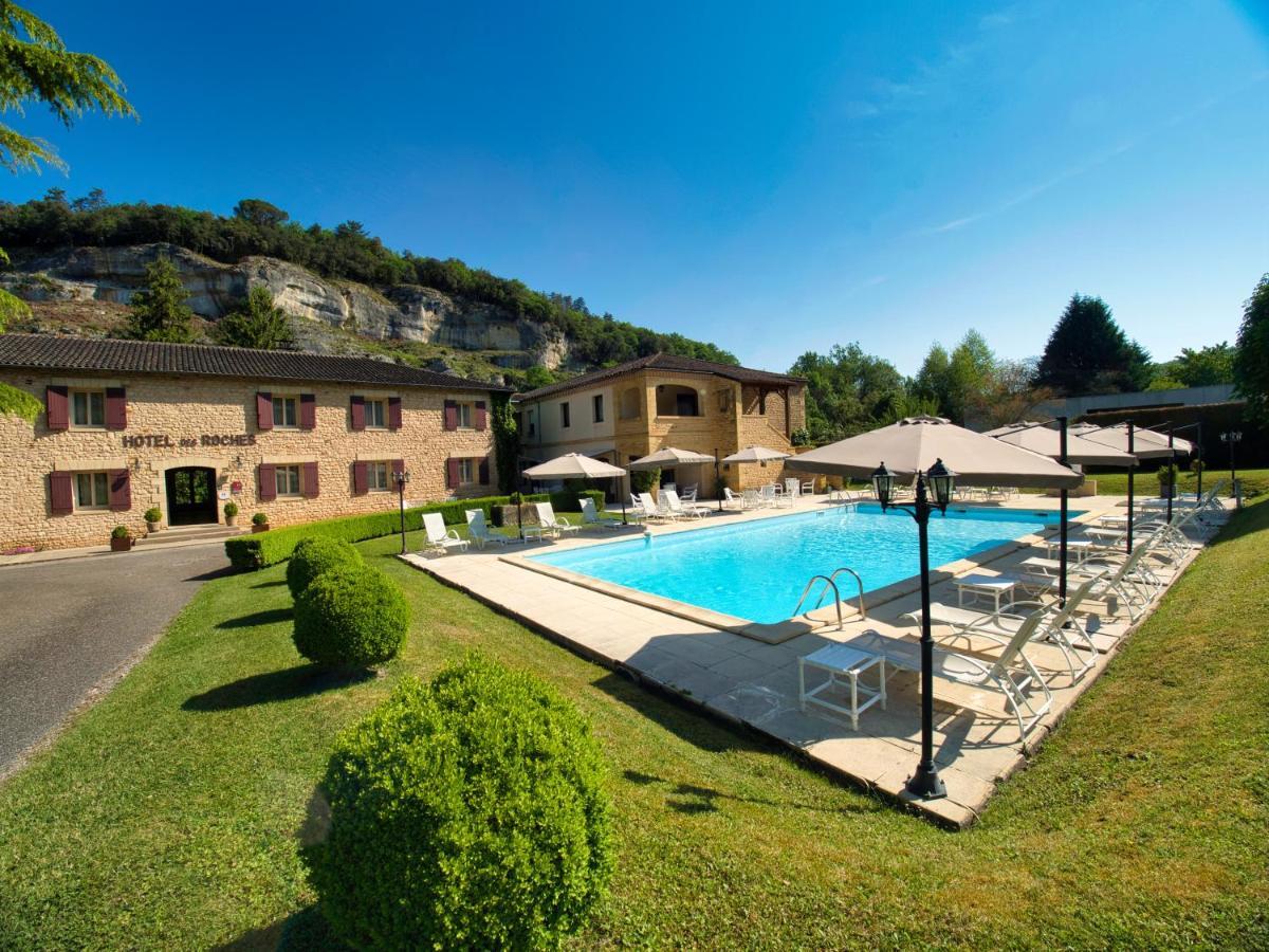 Hotel Des Roches - Climatisation Les Eyzies 외부 사진